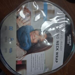 Sharper Image Blue Massaging Neck Wrap